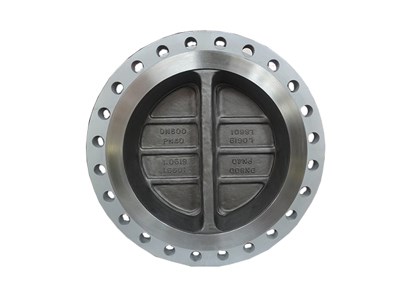 Double flanged  dual plate  check valve